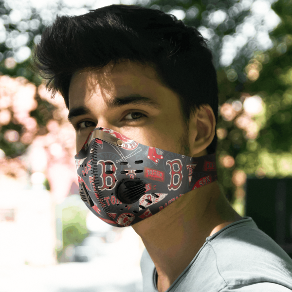 Boston Red Sox Sport Mask Filter PM2 5