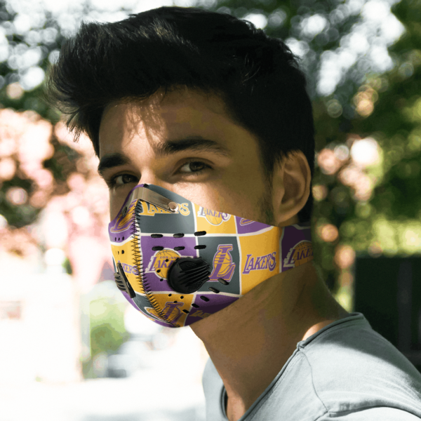 LA Lakers Sport Mask Filter PM2 5