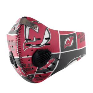 New Jersey Devils Sport Mask Activated Carbon Filter PM2 5