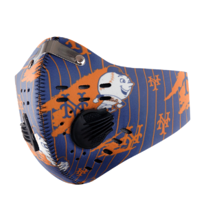 New York Mets Sport Mask Activated Carbon Filter PM2 5