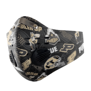 Purdue University Boilermakers Sport Mask Activated Carbon Filter PM2 5