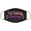 Were All Mad Here Cheshire Cat Smile Face Mask