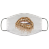 Leopard Print Face Mask Leopard Lips Face Mask  Cheetah Mask