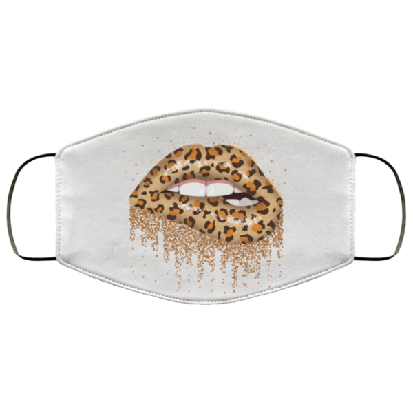 Leopard Print Face Mask Leopard Lips Face Mask  Cheetah Mask