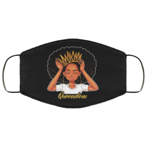 Queendom Melanin Women Cloth Face Mask