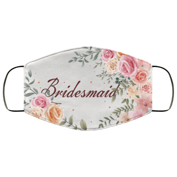 Bridemaids Wedding 2020 Distancing Quarantined Wedding Face Mask