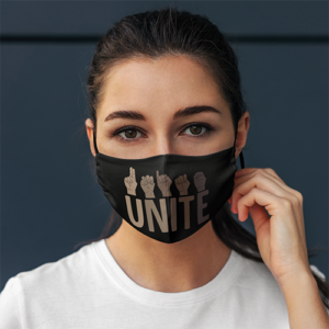 Unite Sign Language Black Lives Matter Face Mask