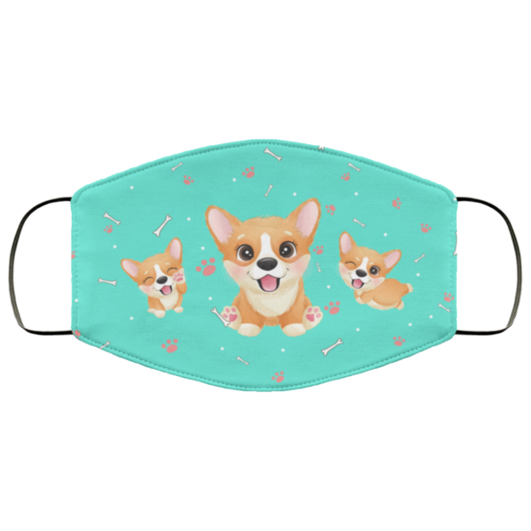 Cute Corgi Dog Mom Gifts Cloth Face Mask