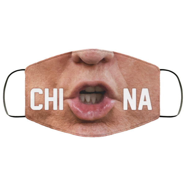 Trump Mouth Saying China Face Mask