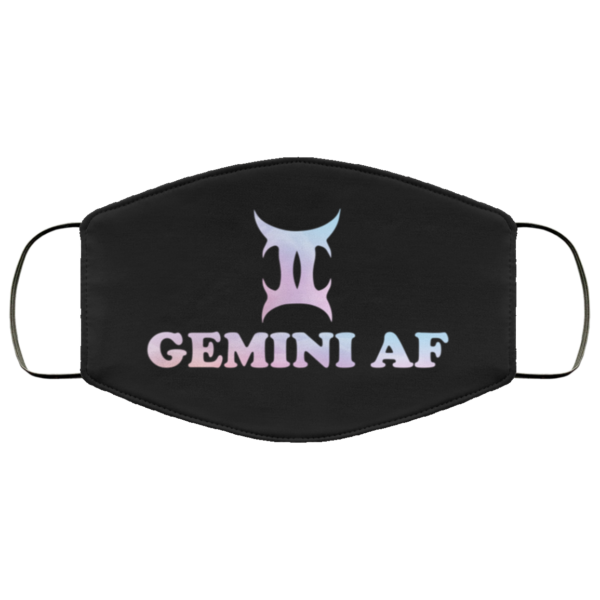 Gemini AF Gemini Horoscope Star Sign Face Mask