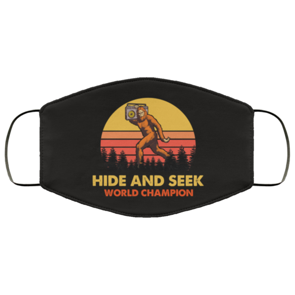 Hide and Seek World Champion Big Foot Face Mask