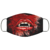 Sexy Red Bloody Lips Vampire Halloween Mask Cloth Face Mask