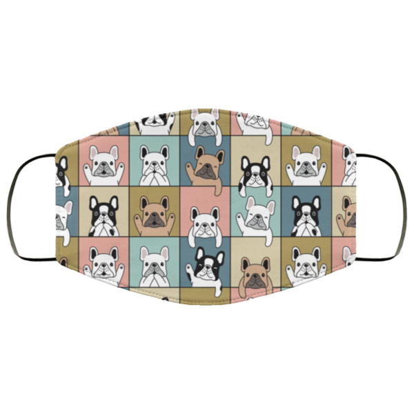 Cute French Bulldog Dog Mom Gifts Cloth Face Mask