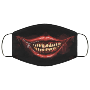 Scary Face Mask  Halloween Face Mask  Evil Smile Face