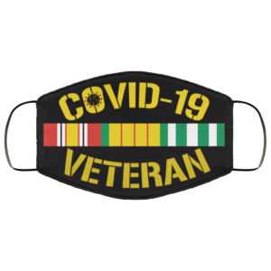 Covid-19 Veteran Vietnam Veteran Flag Face Mask