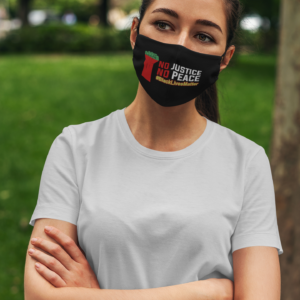 No Justice No Peace Blm Anti Racism Face Mask