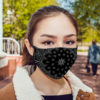 Black Bandana Face Mask