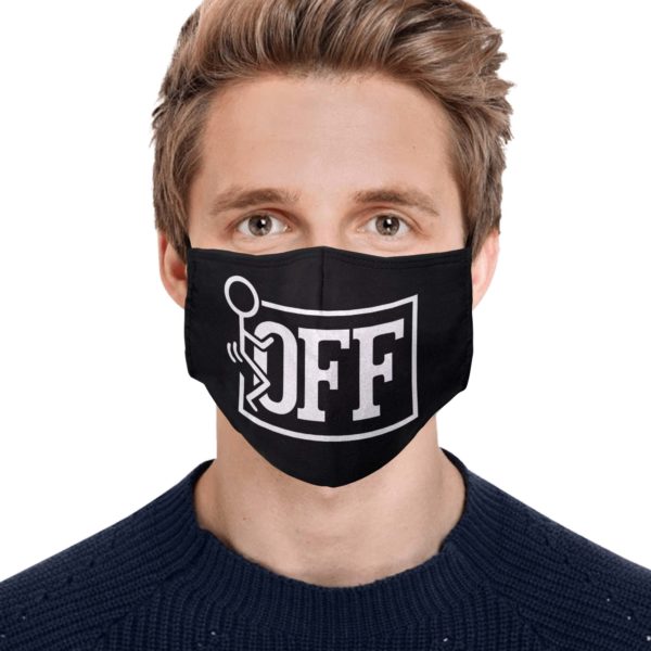 Funny Fuck Off Face Mask