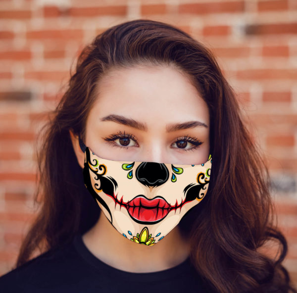 Mexican Calavera Sugar Skull Face Mask