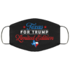 Texas For Trump Face Mask  Support Trump Face Mask