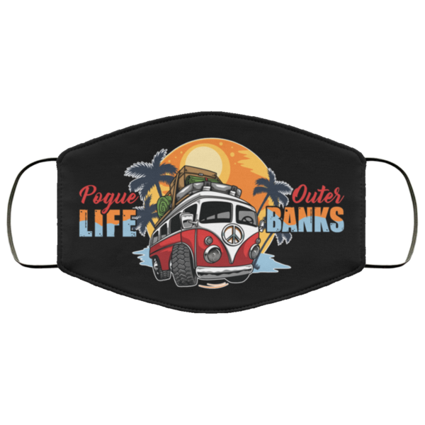 Pogue Surf Life Outer Banks Face Mask