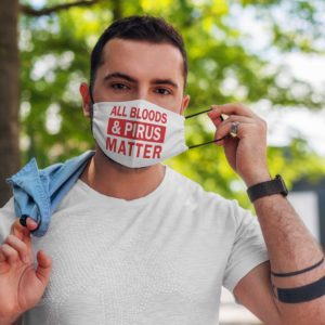 All bloods and Pirus Matter face mask Washable Reusable