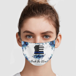 Back The Blue Reusable Face Mask