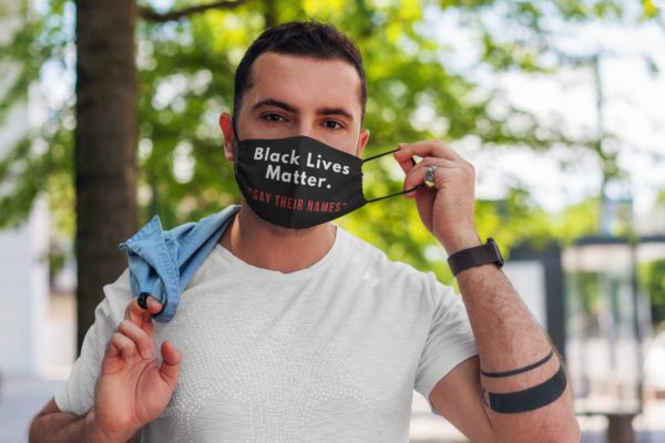 Black lives matter Say their names face mask Washable Reusable