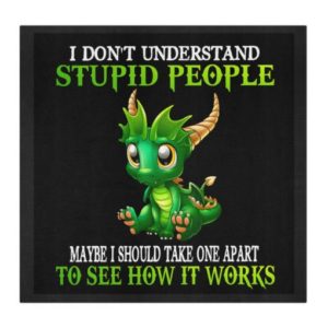 Dragon I dont understand stupid people Maybe I should take one part to see how it works Cloth Face Mask Reusable