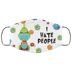 Grinch I Hate People Cloth Face Mask