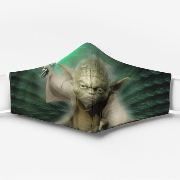 Jedi Master Yoda Cloth Face Mask Reusable