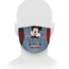 A big piece of my heart lives in heaven and he is my husband Cloth Face Mask Reusable