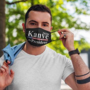 Kanye For President 2020 face mask Washable Reusable