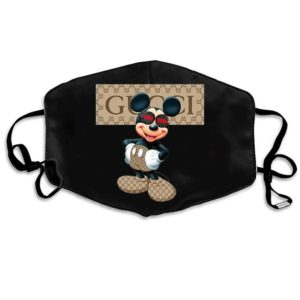 Mickey Mouse Gucci Cloth Face Mask Reusable