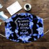 My favorite police officer calls me mom floral Cloth Face Mask Reusable