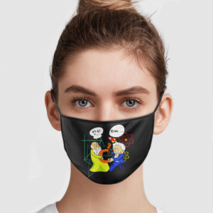 Pythagoras Vs Einstein C2 Reusable Face Mask