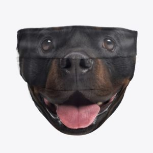 Rottweiler Dog 3D Cloth Face Mask Reusable