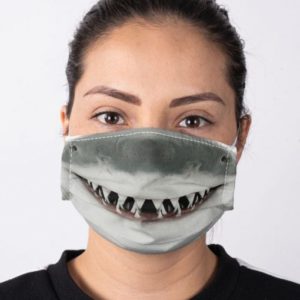 Shark Mouth 3D Cloth Face Mask Reusable