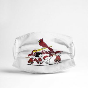 Snoopy St Louis Cardinals Cloth Face Mask Reusable