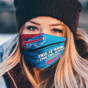 This Is How I Save The World Buffalo Bills Cloth Face Mask