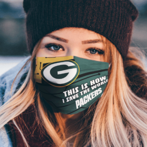 This Is How I Save The World Green Bay Packers Cloth Face Mask
