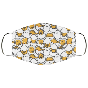 Gudetama Egg Shell Pattern Reusable Face Mask