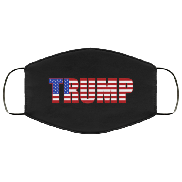 Donald Trump American Flag Patriotic Fourth of July USA Face Mask