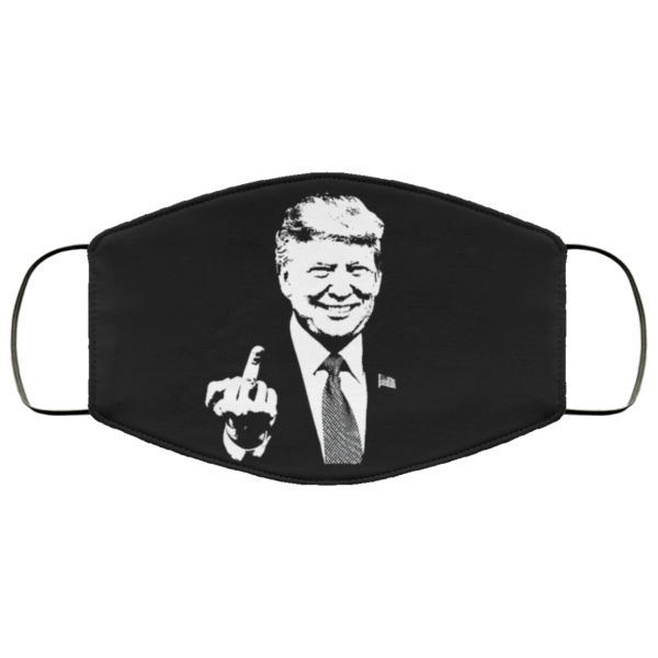 Donald Trump Middle Finger Political Make America Great Again Face Mask