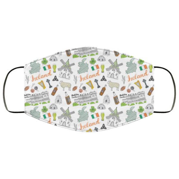 Ireland Pattern Reusable Face Mask