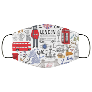 England Pattern Reusable Face Mask