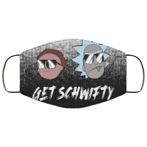 Get Schwifty - Rick and Morty wearing sunglasses Face Mask