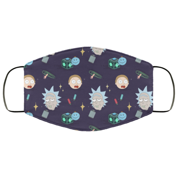 Rick and Morty s Adventure in Space Face Mask
