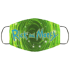 Rick and Morty in the portal Face Mask