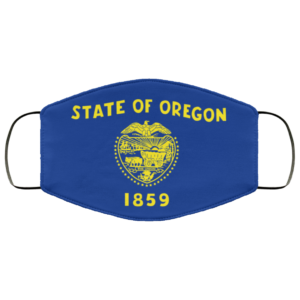 State of oregon 1859 cloth Cloth Face Mask Reusable